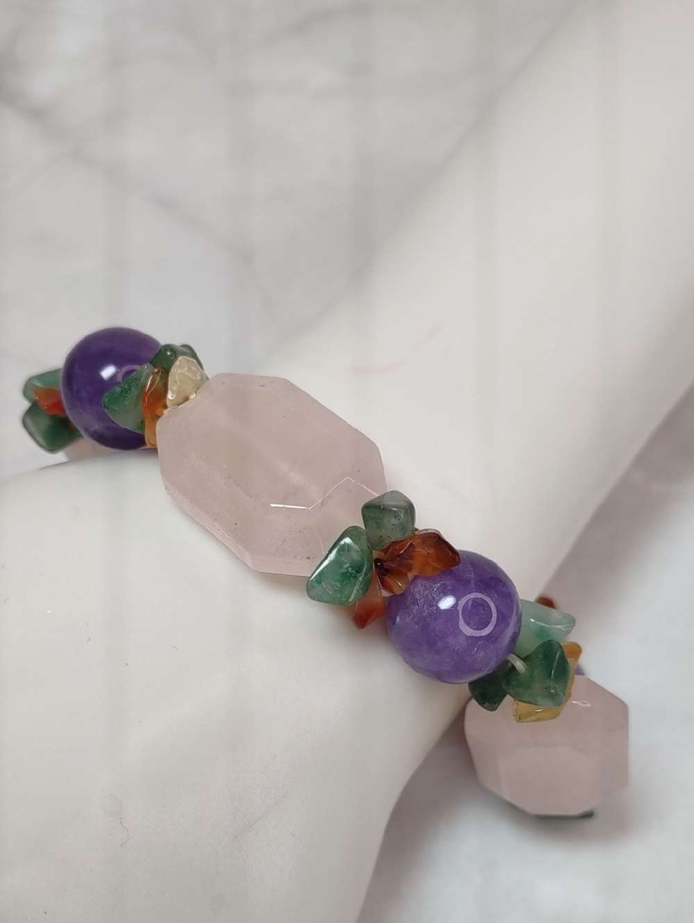 Ross-Simons Multi Gemstone Stone Stretch Bracelet